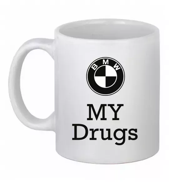 Чашка керамическая BMW Белый фото