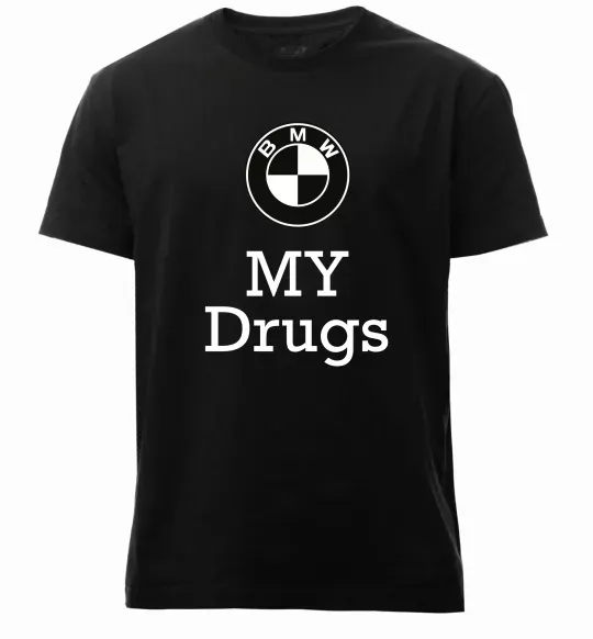 Мужская премиум футболка BMW Черный фото