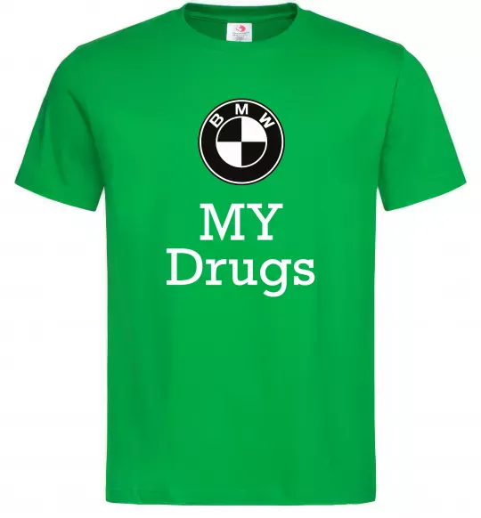 Мужская футболка BMW Зеленый фото