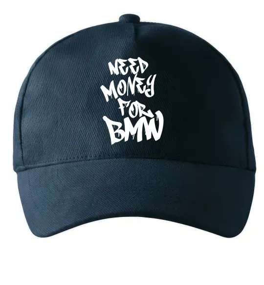 Кепка Need money for BMW Темно-синий фото