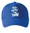 Кепка Need money for BMW Ярко-синий фото