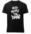 Мужская премиум футболка Need money for BMW Черный фото