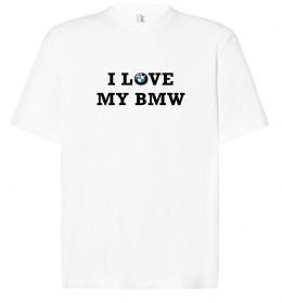 Футболка Оверсайз I love my BMW