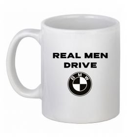 Чашка керамическая Real men drive BMW
