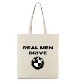 Эко-сумка Real men drive BMW