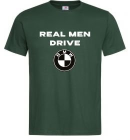 Чоловіча футболка Real men drive BMW