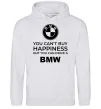 Чоловіча толстовка (худі) You can drive BMW Сірий меланж фото