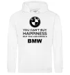 Жіноча толстовка (худі) You can drive BMW Білий Жіноча толстовка (худі) You can drive BMW Білий фото