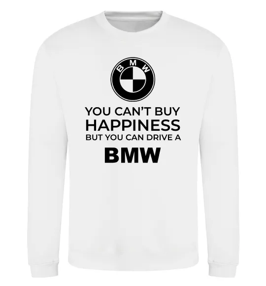 Світшот You can drive BMW Білий фото