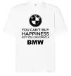 Футболка Оверсайз You can drive BMW Білий фото