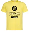 Мужская футболка You can drive BMW Лимонный Мужская футболка You can drive BMW Лимонный фото