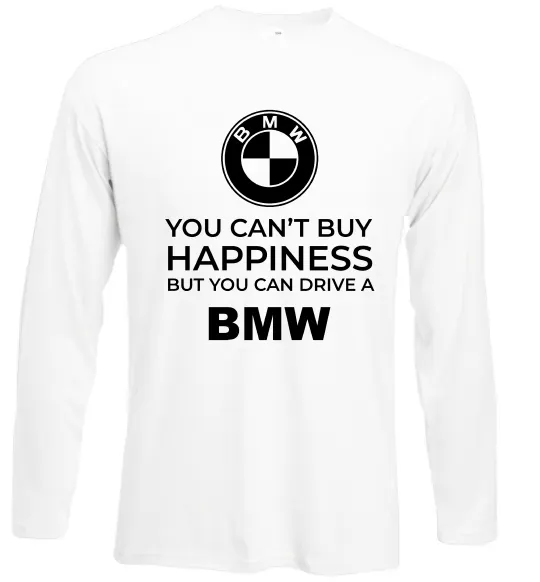 Лонгслів You can drive BMW Білий фото