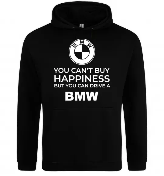 Чоловіча толстовка (худі) You can drive BMW Чорний фото
