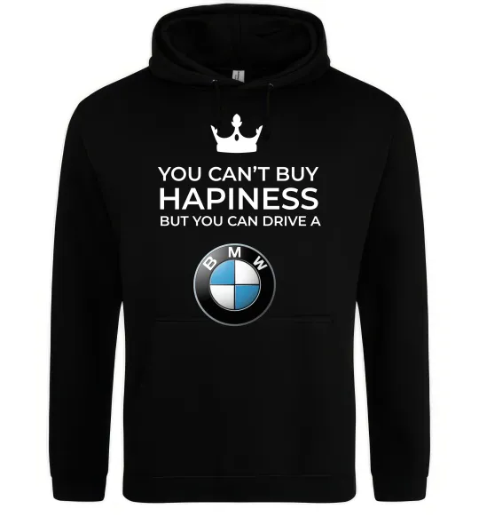 Жіноча толстовка (худі) You can drive BMW Чорний фото