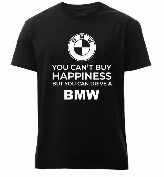 Чоловіча преміум футболка You can drive BMW Чорний фото