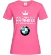 Жіноча футболка You can drive BMW Яскраво-рожевий фото