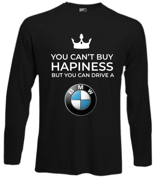 Лонгслів You can drive BMW Чорний фото