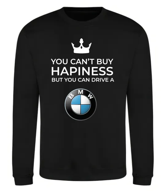 Світшот You can drive BMW Чорний фото