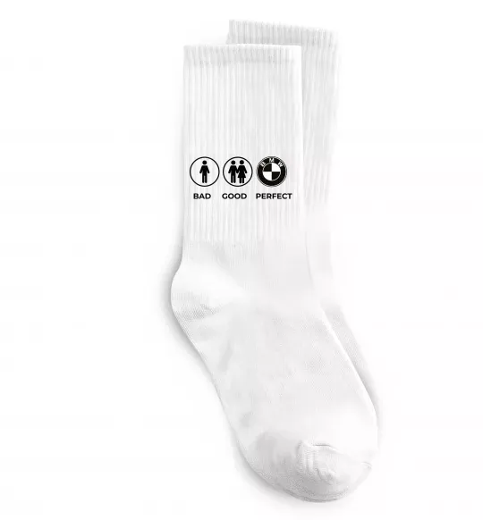 Носки Bad Good Perfect Белый фото