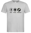 Мужская футболка Bad Good Perfect Серый Мужская футболка Bad Good Perfect Серый фото