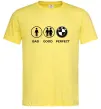 Мужская футболка Bad Good Perfect Лимонный Мужская футболка Bad Good Perfect Лимонный фото