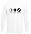 Лонгслів Bad Good Perfect Білий фото