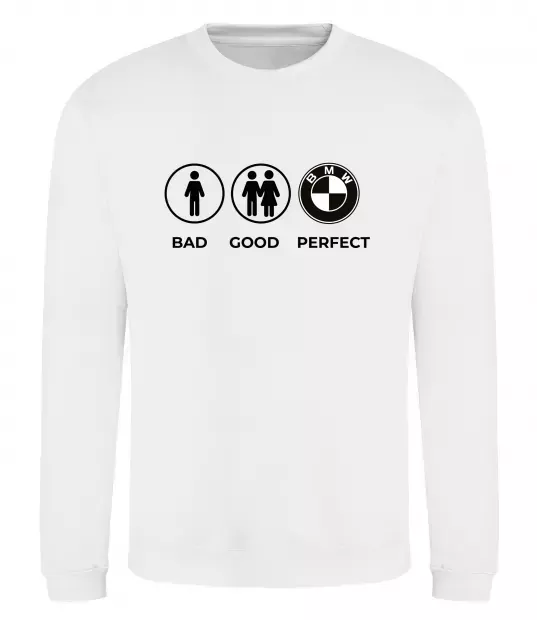 Свитшот Bad Good Perfect Белый фото