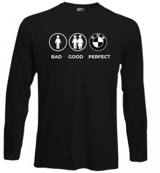 Лонгслів Bad Good Perfect Чорний фото