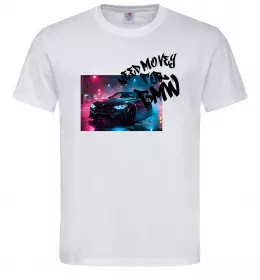 Мужская футболка Money for BWM Белый фото