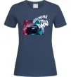Жіноча футболка Money for BWM Темно-синій фото