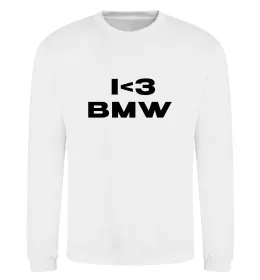 Свитшот I <3 BMW Белый фото