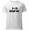 Мужская премиум футболка I <3 BMW Белый фото