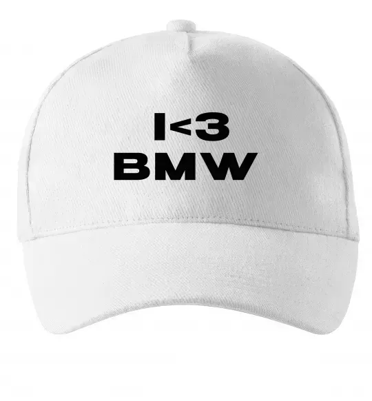 Кепка I <3 BMW Білий фото