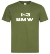 Чоловіча футболка I <3 BMW Оливковий Чоловіча футболка I <3 BMW Оливковий фото