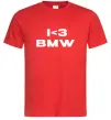 Чоловіча футболка I <3 BMW Червоний Чоловіча футболка I <3 BMW Червоний фото