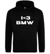 Женская толстовка (худи) I <3 BMW Черный фото
