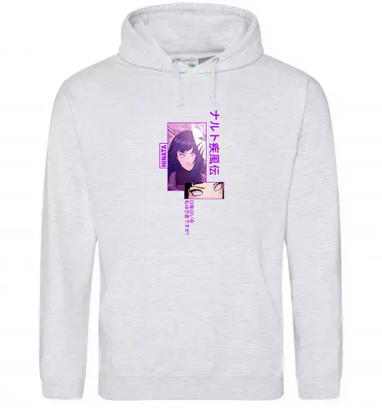 Жіноча толстовка (худі) Хіната Сірий меланж фото