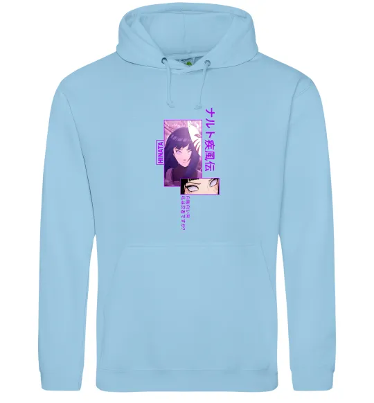 Женская толстовка (худи) Хіната Голубой фото