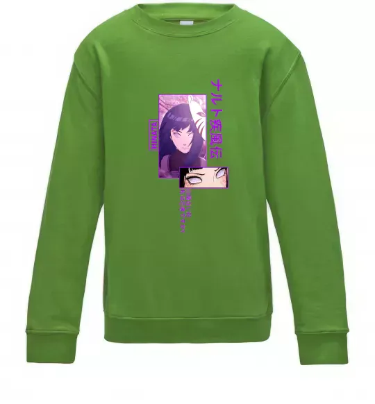Детский Свитшот Хіната Лаймовый фото