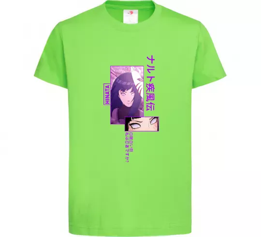 Детская футболка Хіната Лаймовый фото