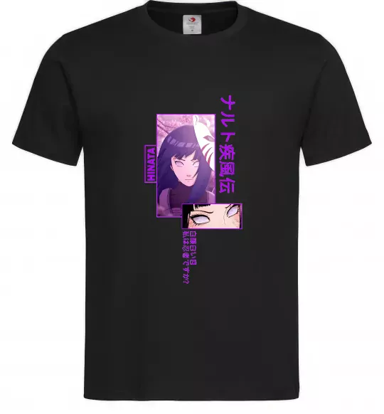 Мужская футболка Хіната Черный фото