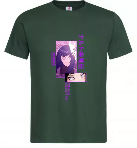 Мужская футболка Хіната Темно-зеленый фото