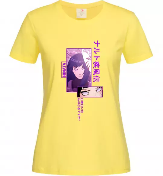 Женская футболка Хіната Лимонный фото