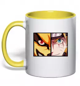 Чашка з кольоровою ручкою