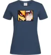 Жіноча футболка Курама vs Наруто Темно-синій Жіноча футболка Курама vs Наруто Темно-синій фото