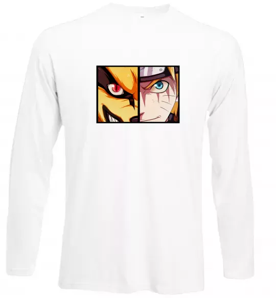 Лонгслів Курама vs Наруто Білий фото