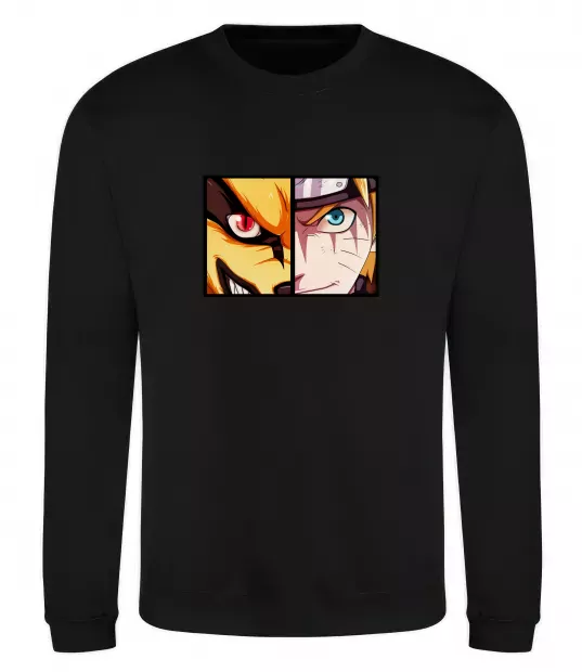 Світшот Курама vs Наруто Чорний фото