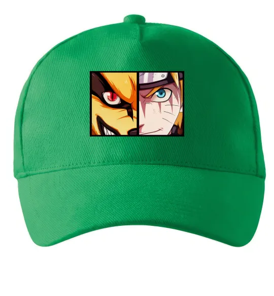 Кепка Курама vs Наруто Зеленый фото