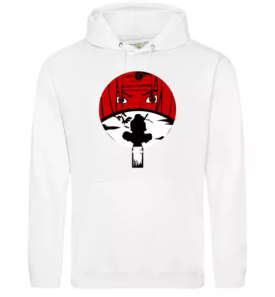 Жіноча толстовка (худі) Ітачі Учіха коло Білий фото