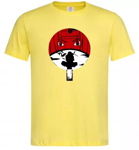 Чоловіча футболка Ітачі Учіха коло Лимонний фото